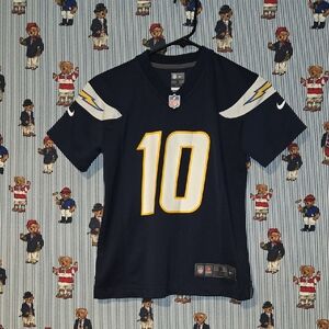 Justin Herbert Los Angeles Chargers Kids' Nike NFL Game On Field Jersey Small 8